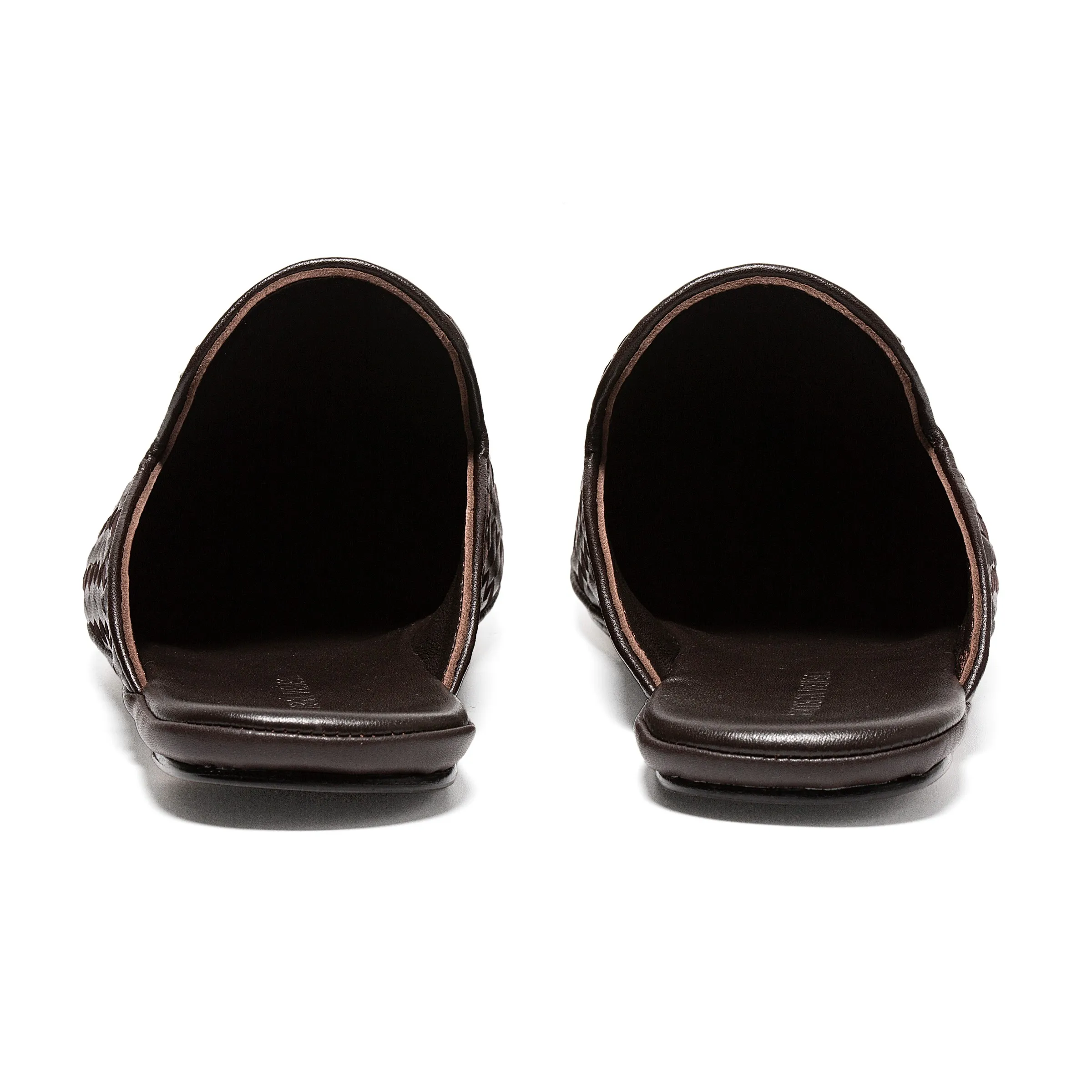 [BV] Top P: 720💰Size for couples: Female 35-39 Male 39--44 (Female 40. Male 38.45.46.47 customization is not returnable) [Note‼ ️] Add 💰 to size 46, add 💰 to size 47. Bottega Veneta's 2025 autumn counter synchronized genuine leather outsole classic woven half-drag couple model Bottega Veneta square toe flat shoes, imported mixed sheepskin, imported sheep! Leather outsole! [Rose][Rose]! Purely hand-woven and operated, the original board is reproduced one-to-one! quality assurance!